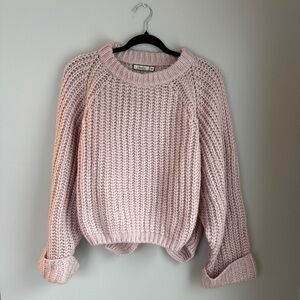 2bella Chunky Knit Pink Sweater | Size: Medium